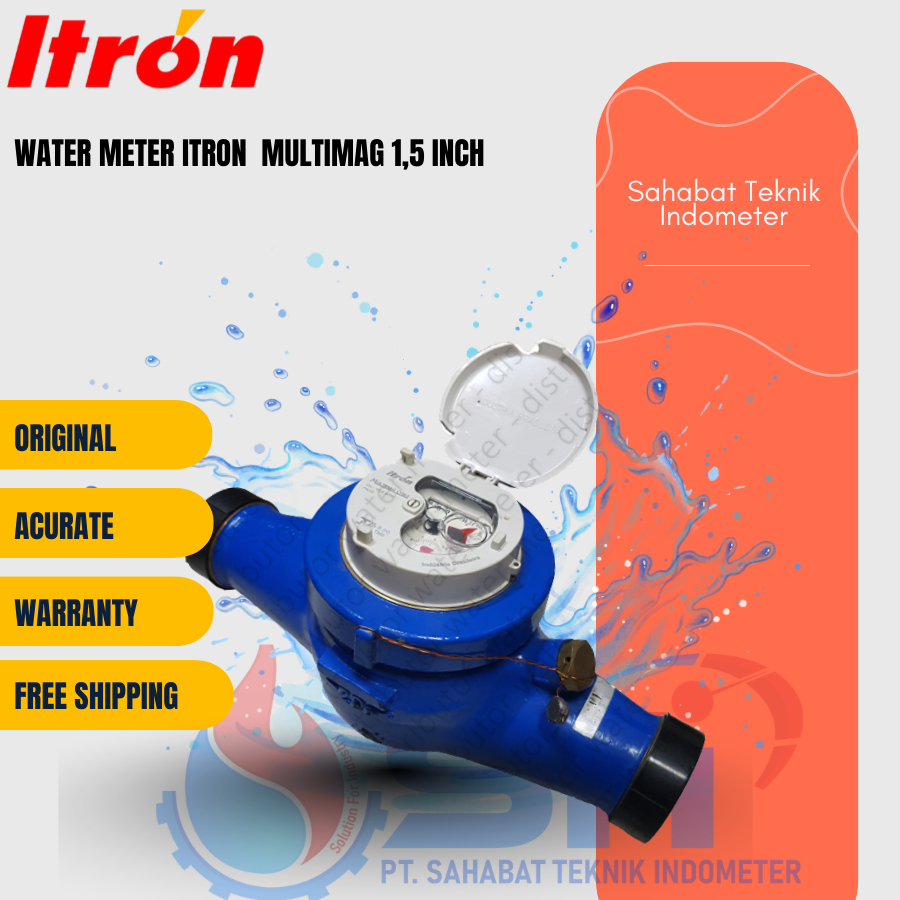 Water Meter Itron Multimag 1,5 inch Dn40mm