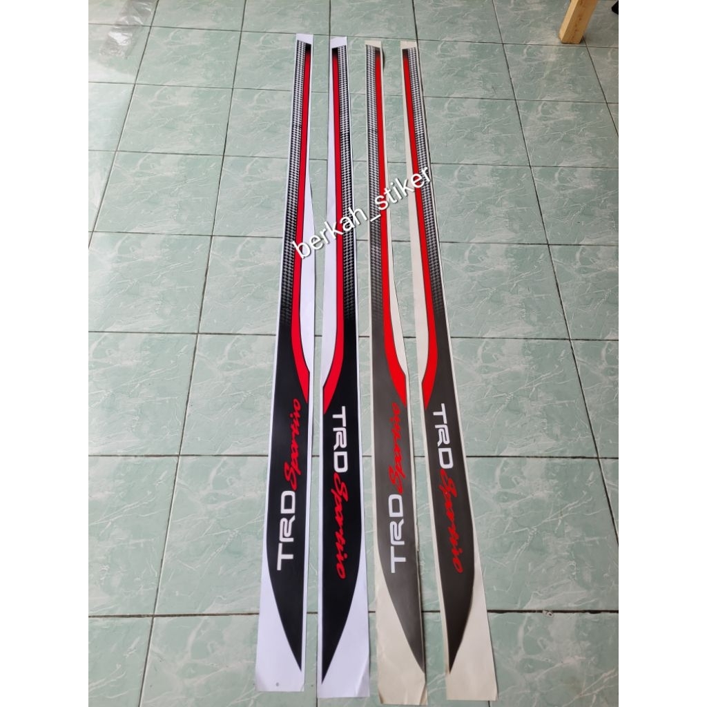 stiker sticker list body TRD sportivo fortuner gran new/stiker trd sportivo fortuner gran new/stiker