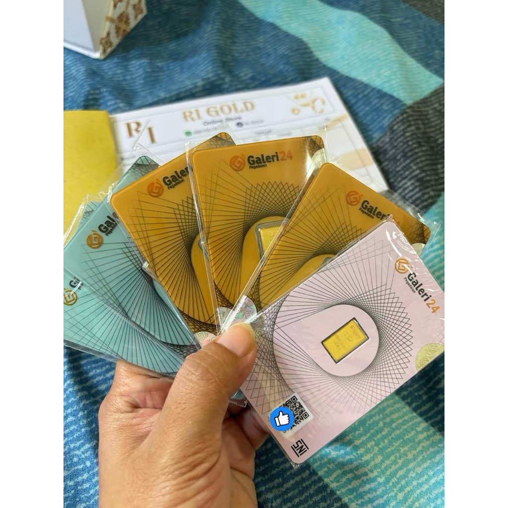 Emas Murni 24 Karat - 2 Gram Kadar 999.9% - Logam Mulia Galeri24