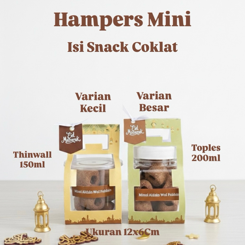 Hampers mini / Parcel Lebaran mini / hampers Lebaran anak / snack Lebaran anak