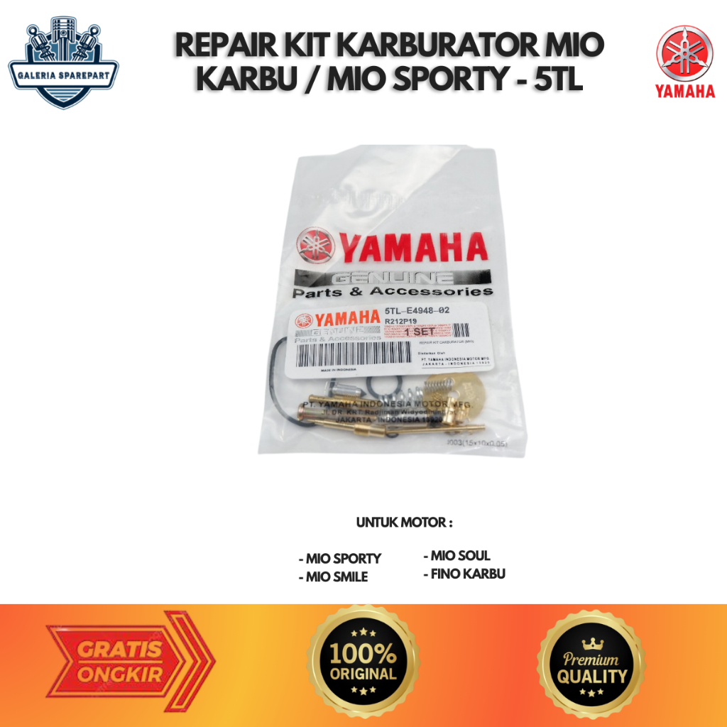 Repair Kit Karburator Mio Karbu / Mio Sporty 5TL Original