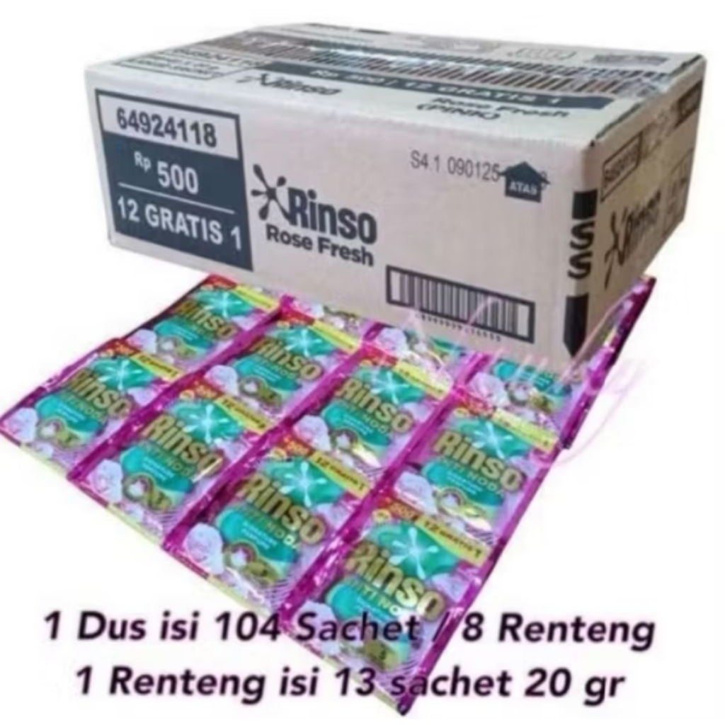 RinsO MOLTO CAIR / RinsO CAIR 500an Rencengan 20ML | 18 ml