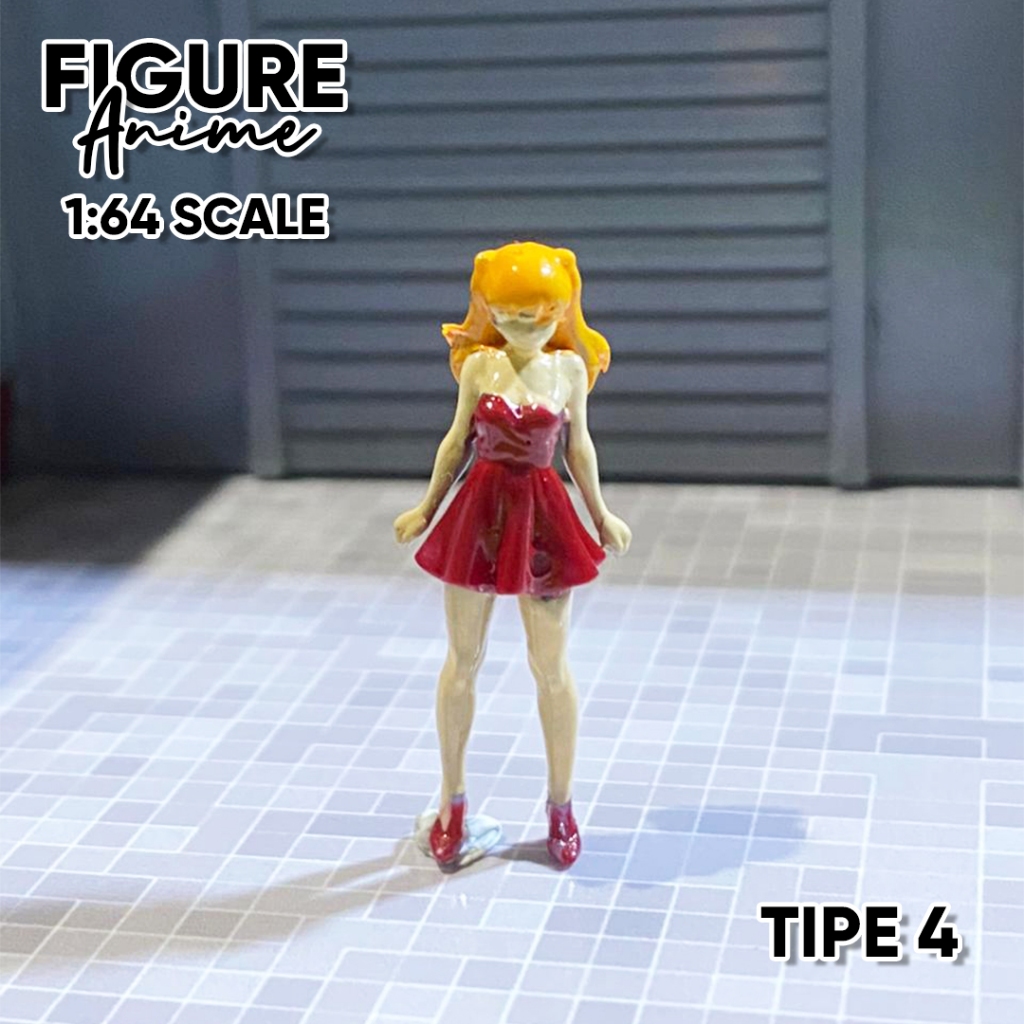 Figure Diorama Anime Skala 1/64 / Mini Figure 1/64 Scale Anime tipe 4
