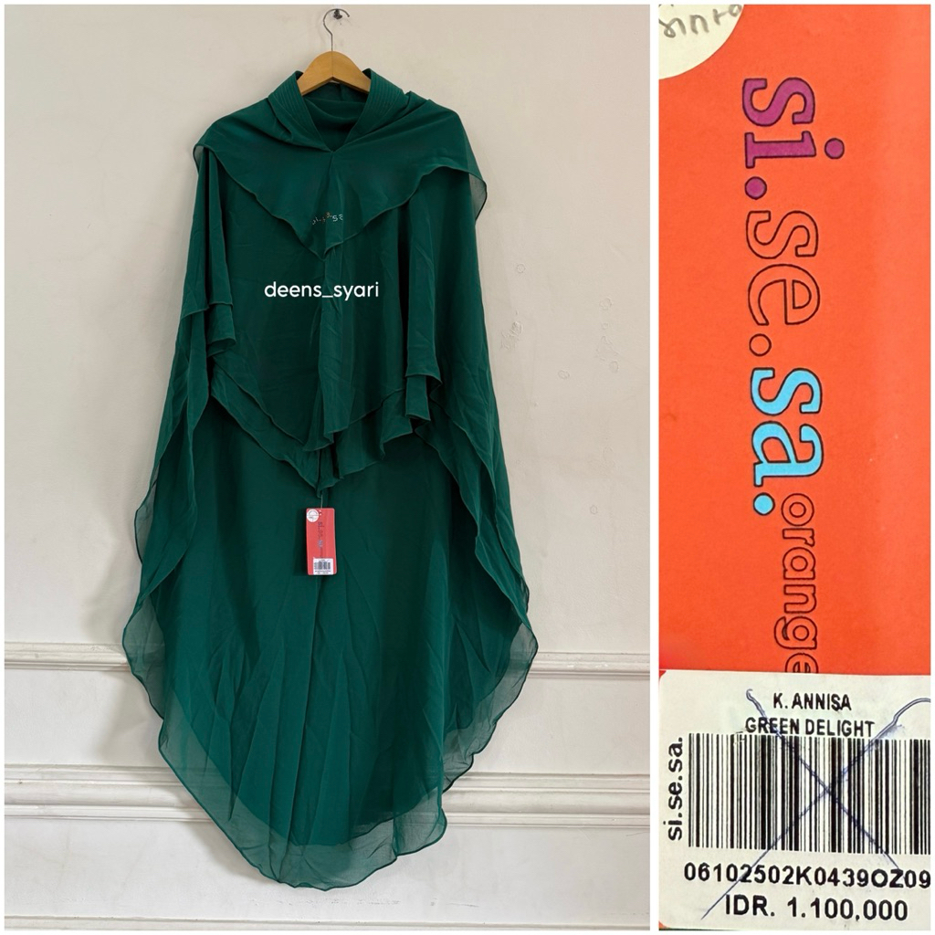 SALE sisesa khimar anisa green