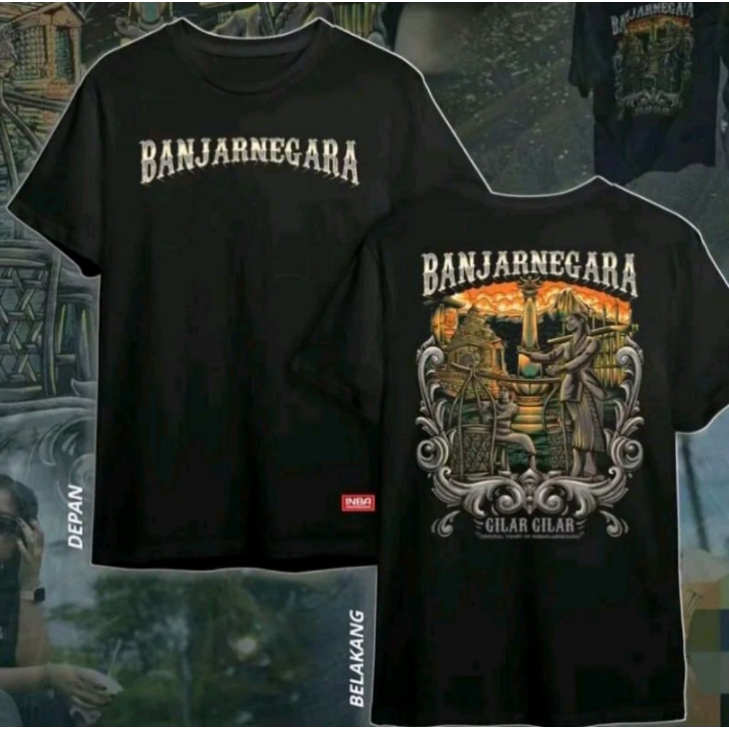 Kaos T-shirt Banjarnegara Gilar Gilar Kaos Distro Unisex