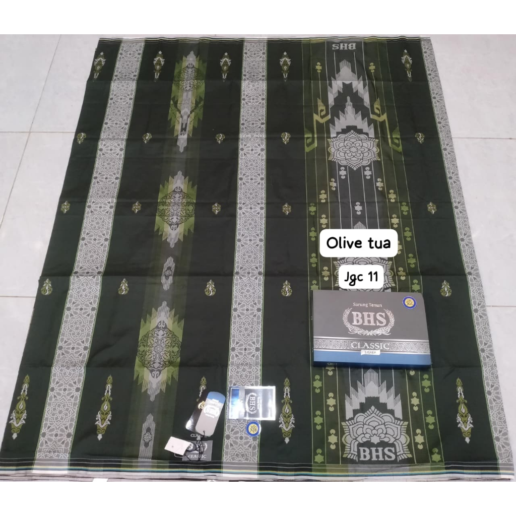 Sarung BHS Clasic Silver Original Sarung Tenun Premium Pria Dewasa Motif Elegan Halus Nyaman Untuk I