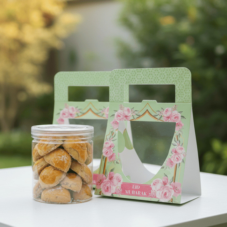SLEEVE BOX : SMALL / box toples kue kering / box toples jar 600ml