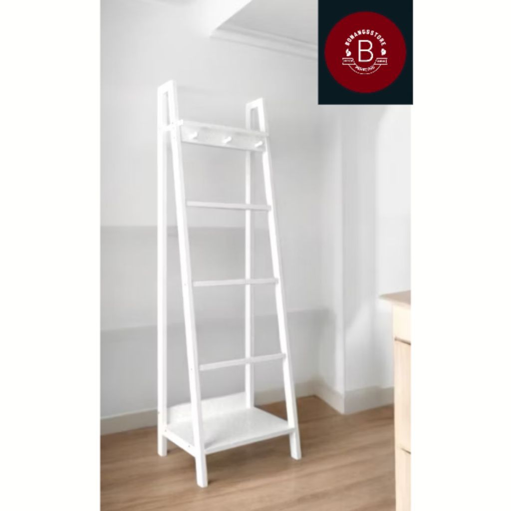 Rak Sajadah Mukena Minimalis Kayu