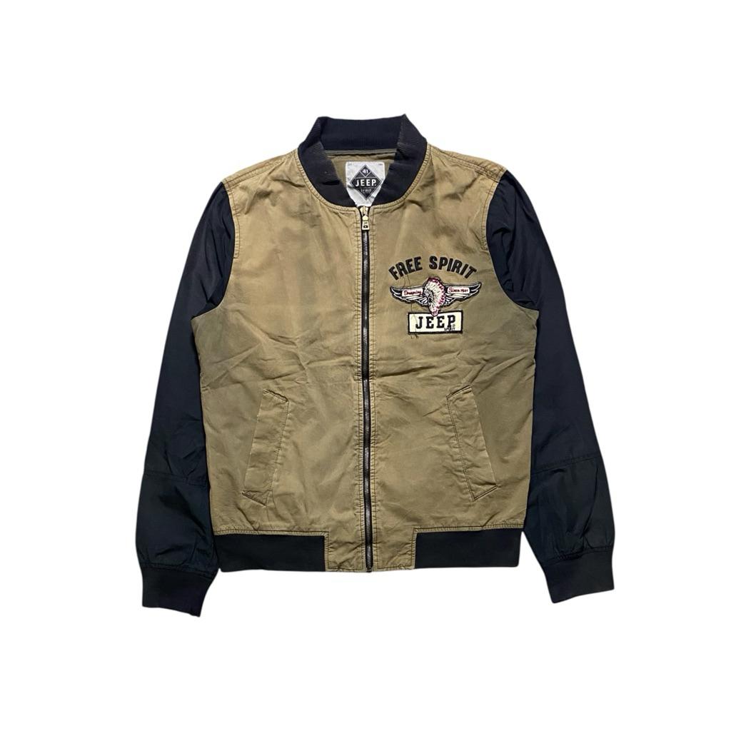 Vintage Jeep “Free Spirit” Bomber/Flight Jacket Patch