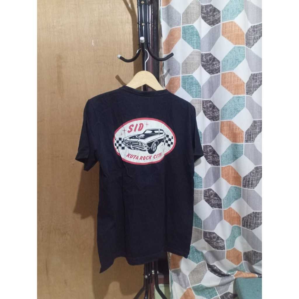 Official Band SID-Kaos Katun Band Superman Is Dead Warna Hitam Unisex