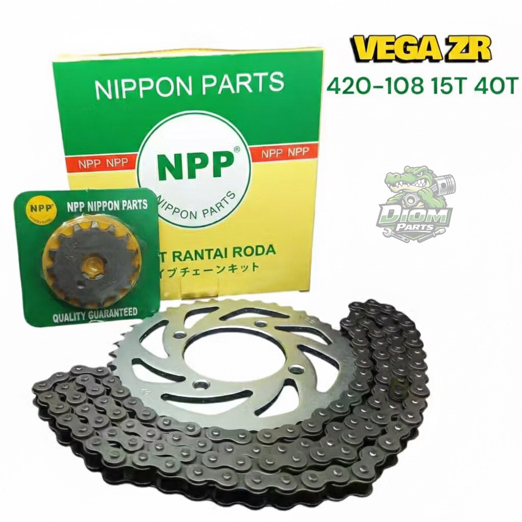 GEAR SET NPP YAMAHA VEGA ZR gir set rantai motor