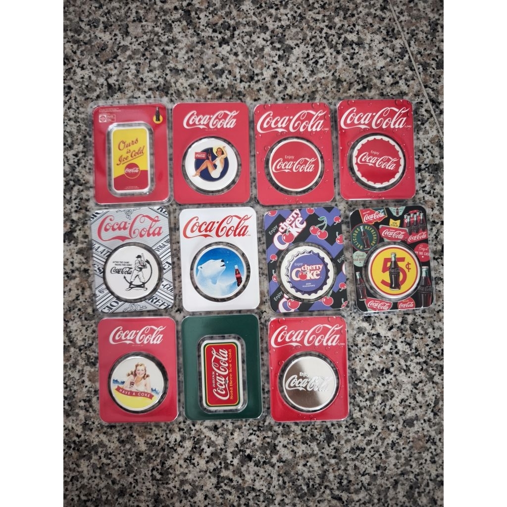 APMEX silver 1 oz coca cola