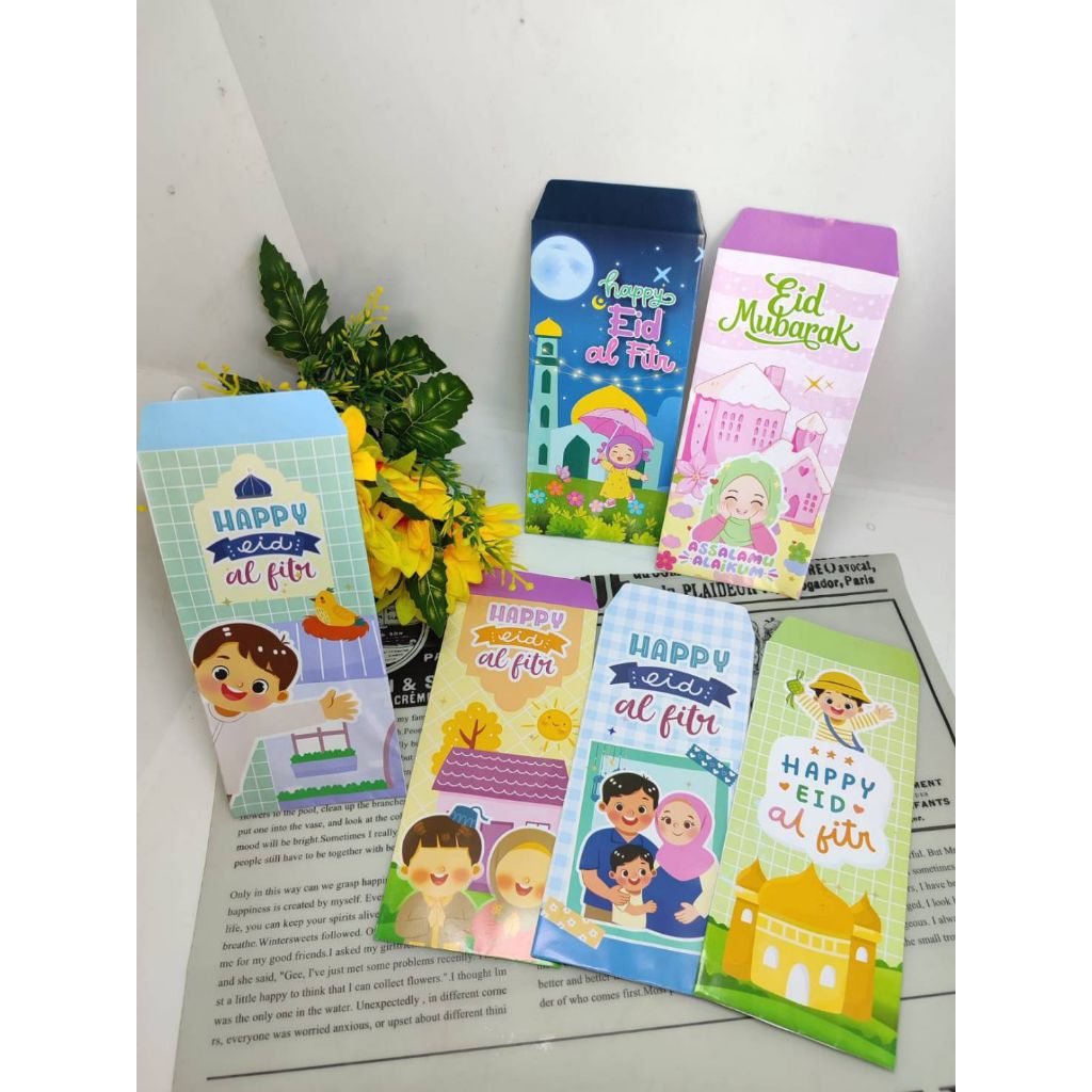 10Pcs Amplop Lebaran Motif Muslim Amplop Lebaran Motif 2026 Amplop Lebaran Karakter Amplop Lebaran P