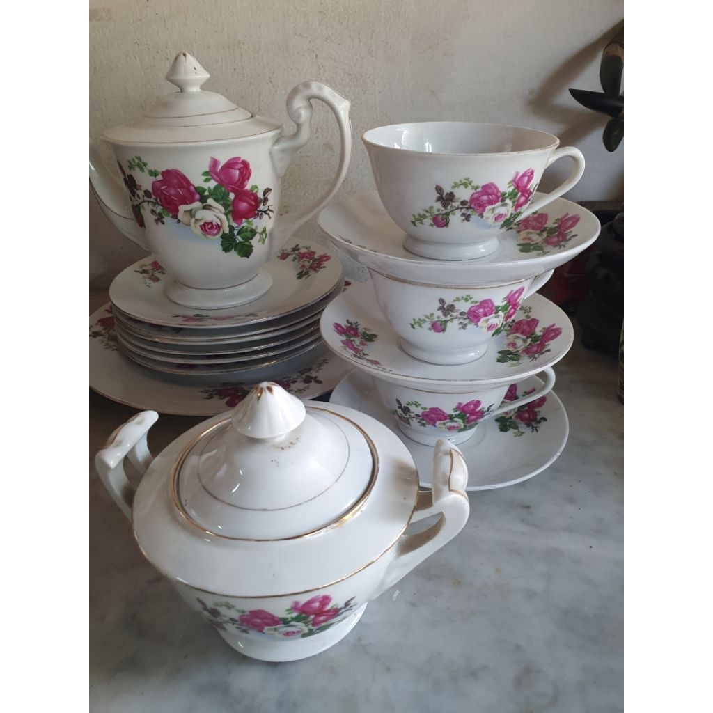 teaset cina antik 22 pcs