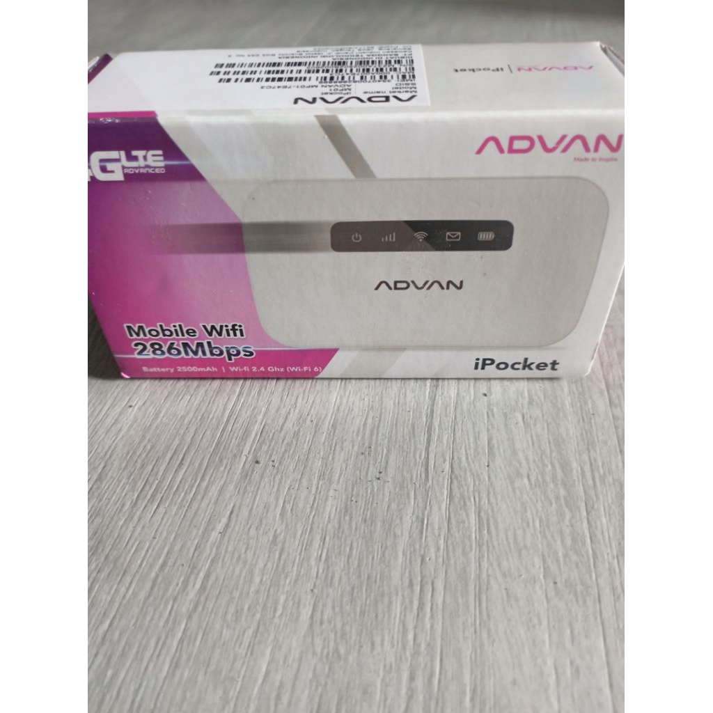 modem advan ipoket mobile wifi 286mbps