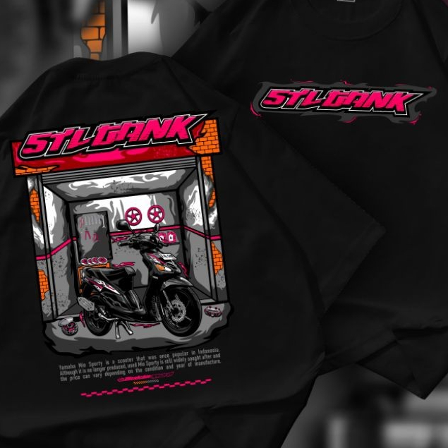 KAOS DISTRO MIO OLD 5 TL GANK FUL DESIAN | KAOS DISTRO 5TL GANK, KAOS RACING 5TL MIO OLD, KAOS MIO O