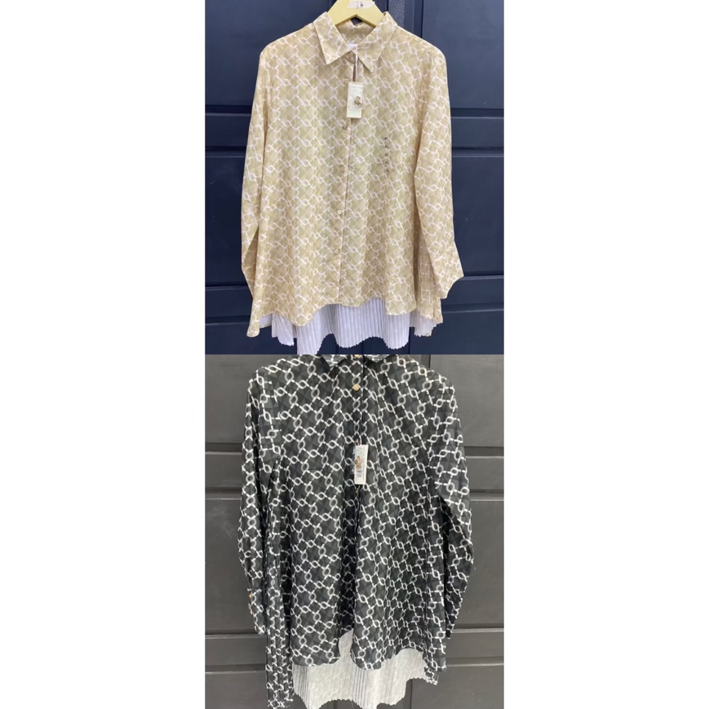 NEW Monogram Pleated WEARING KLAMBY