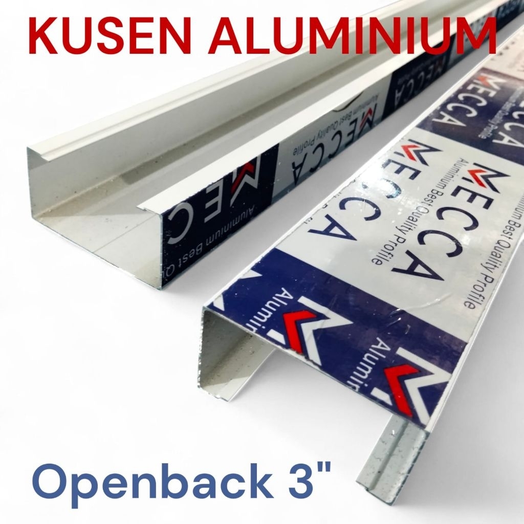 Kusen Openback Aluminium 3 Inchi 6 Meter
