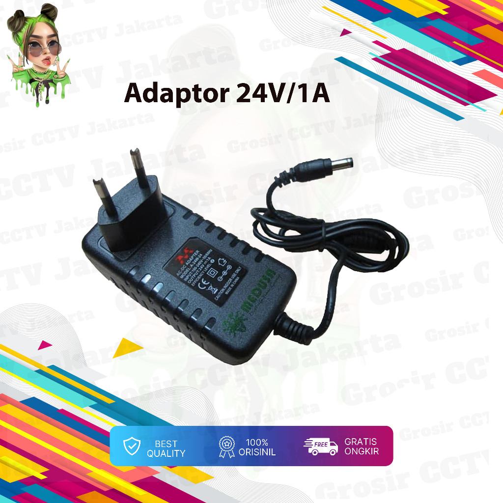 Adaptor 24V-1A AC/DC Adapter