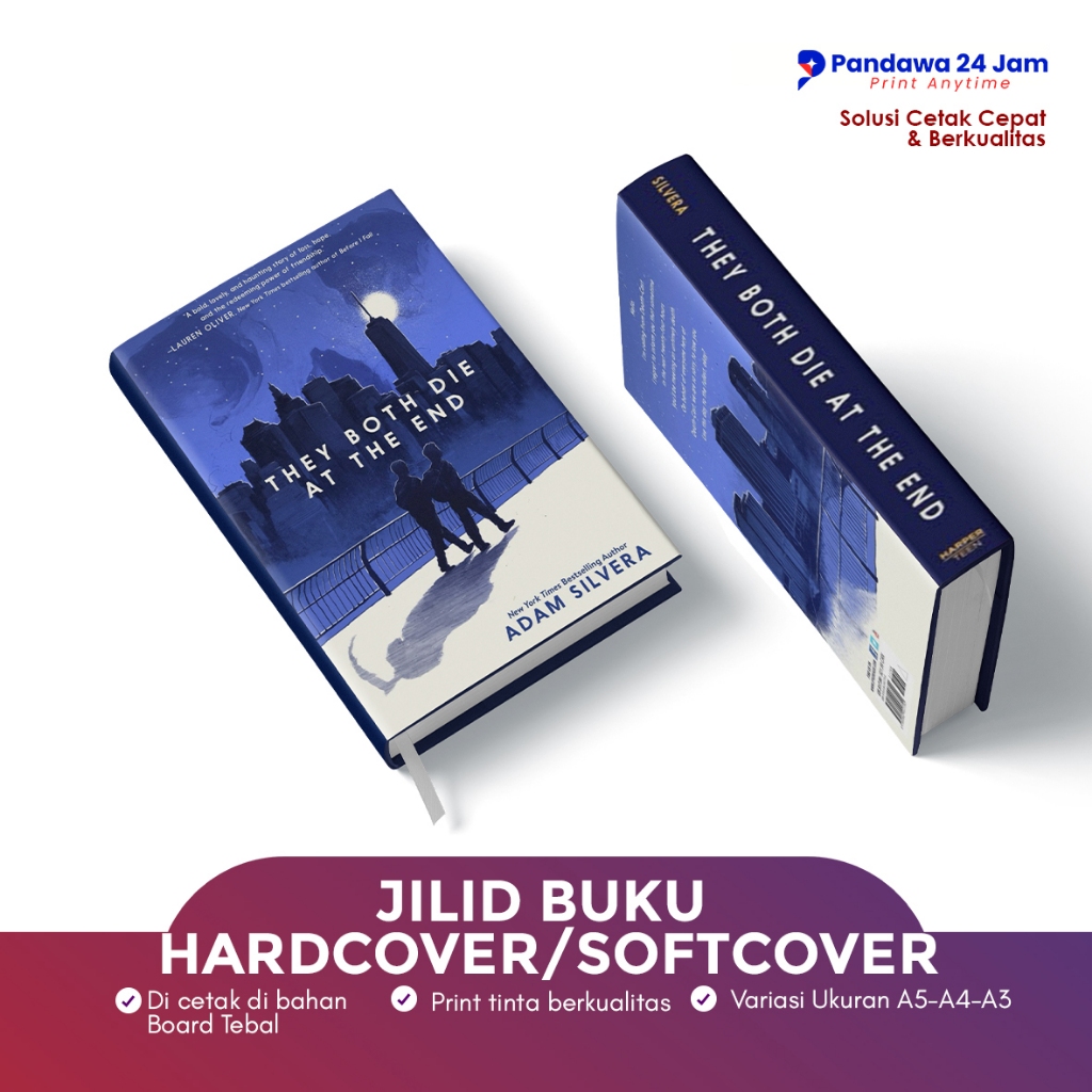 Cetak Custom Cover Buku jilid Buku  || Softcover dan Hardcover || A4 A5