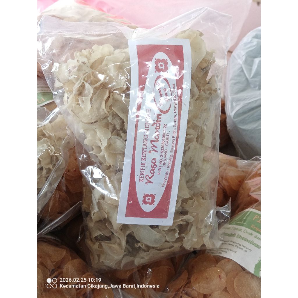 KERIPIK KENTANG MENTAHAN ASLI GARUT