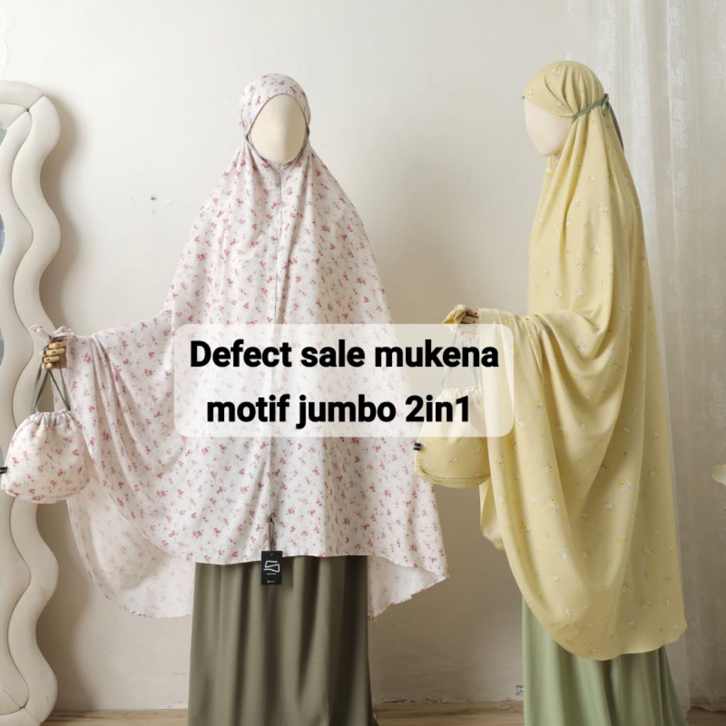 DEFECT SALE MUKENA MOTIF 2IN1