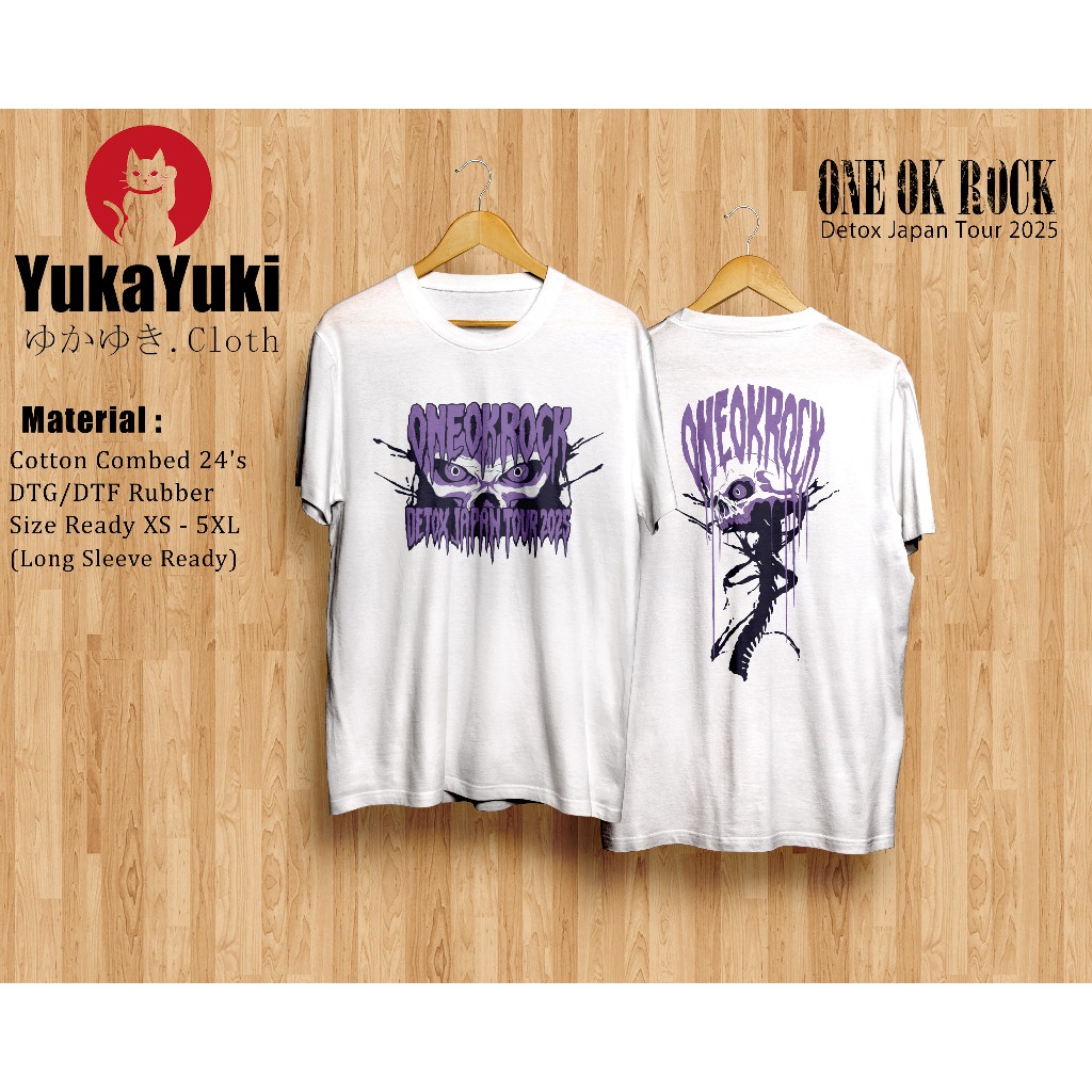 Kaos One Ok Rock - Detox Japan Tour 2025