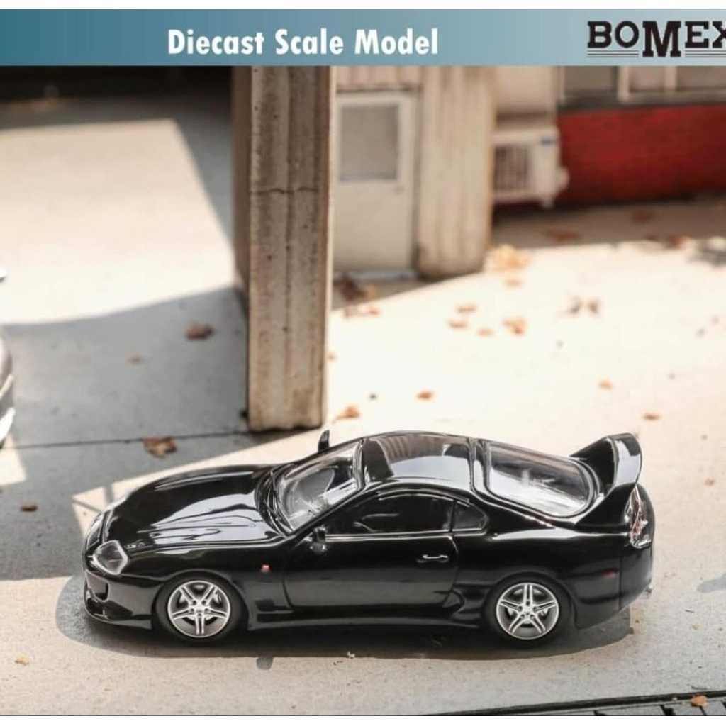 Fuji 1/64 Toyota Supra RZ Mk4 A80 Bomex V1 BLACK
