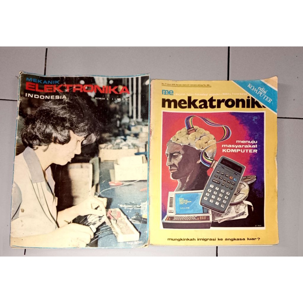 MAJALAH BEKAS ELEKTRONIK DAN MEKATRONIKA ANTIK