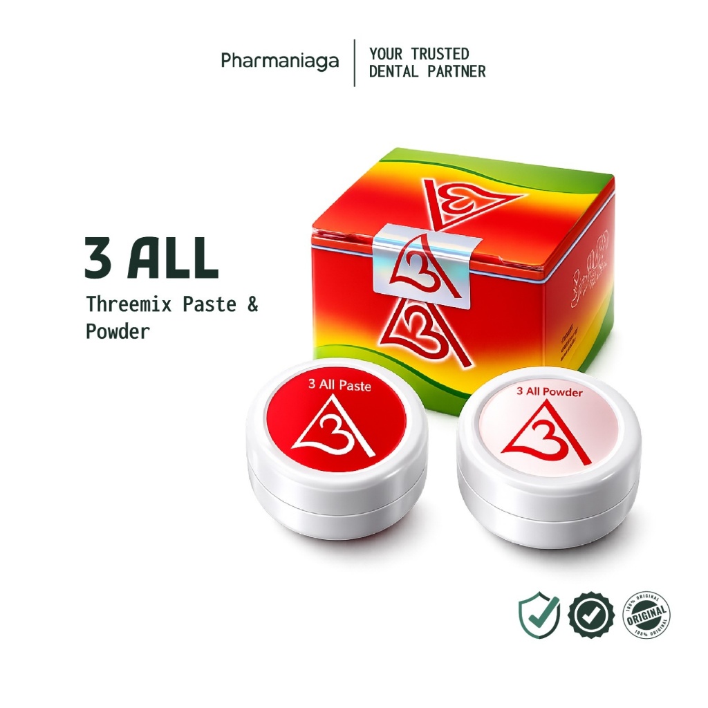 Pharmaniaga - 3 All Mix Dental Mumifikasi Gigi – Bahan Perawatan & Konservasi Pulpa Gigi