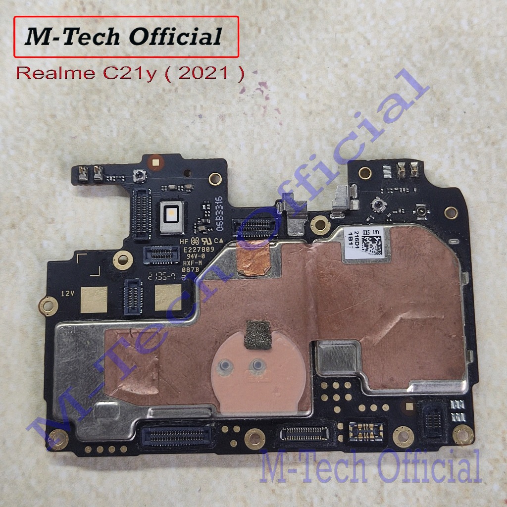 [2154] PCB Mesin Realme C21Y (2021) original minus mati / matot