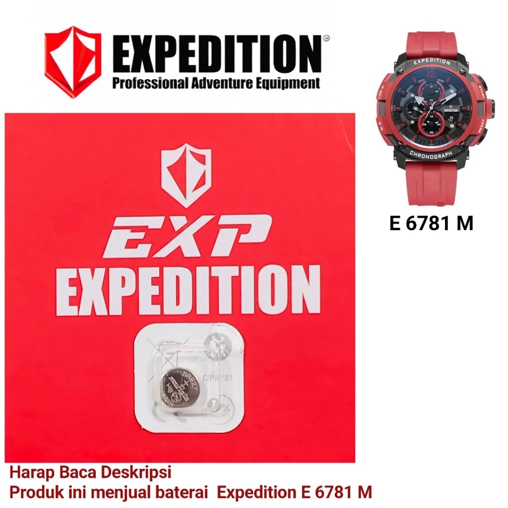 Baterai Jam Tangan Expedition E 6781 M