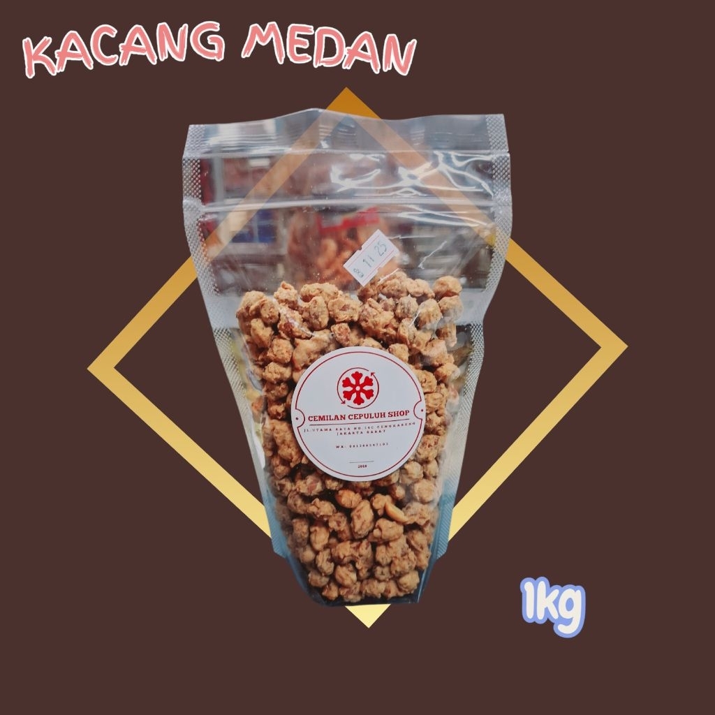 Kacang Medan Super Kualitas Premium 1kg / Kacang Medan 1000g kualitas premium