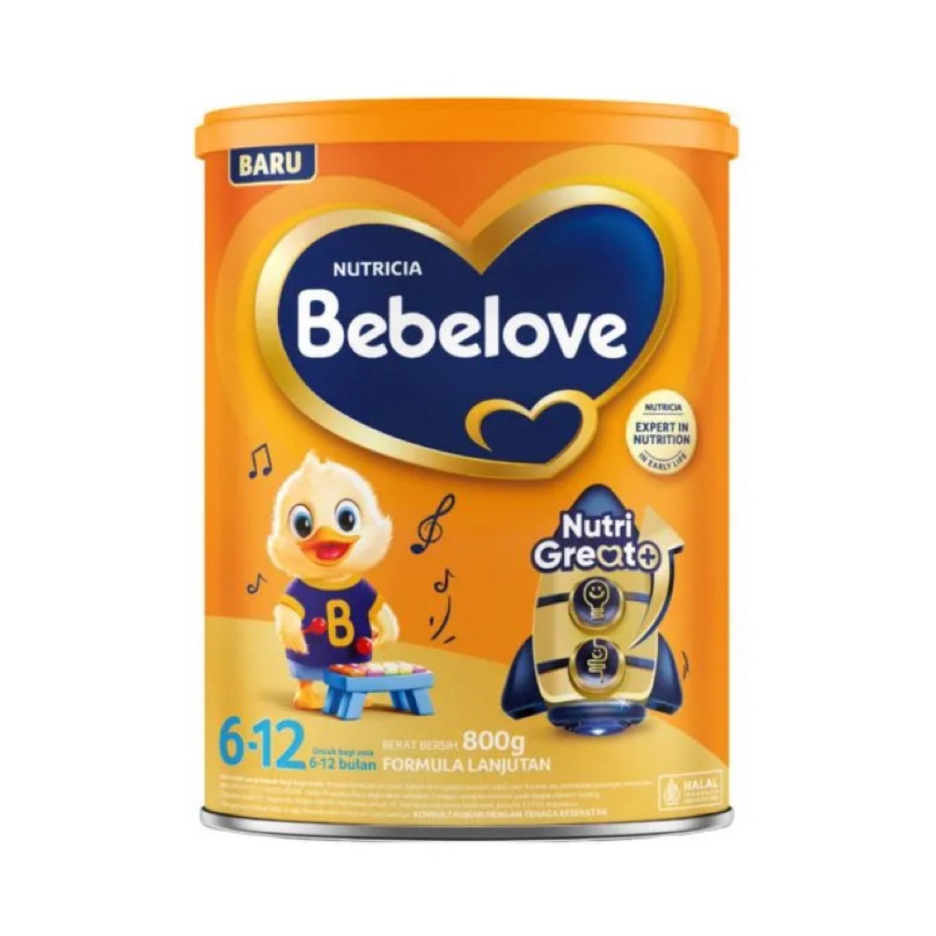 Bebelove 6-12 Great+ Susu Formula Bayi 6-12 Bulan 800gram