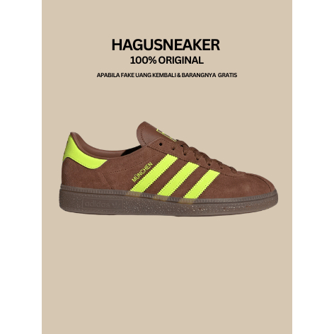 ADIDAS MUNCHEN [PRELOVED BROWN/SOLAR YELLOW ] #JS3996 GARANSI 100% ORIGINAL