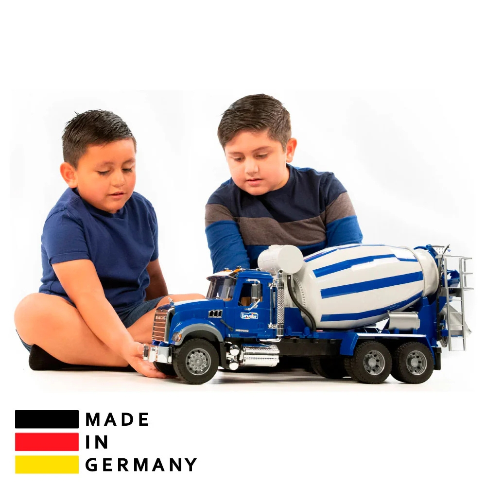 Bruder 2814 MACK Granite Cement Mixer Truck - Mainan Miniatur Truk Molen