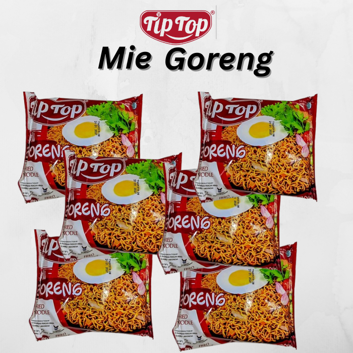 TIP TOP Mie Instan Goreng 10 Bungkus 68g per Bungkus Rasa Goreng MIE GORENG TIP TOP / MIE GORENG TIP