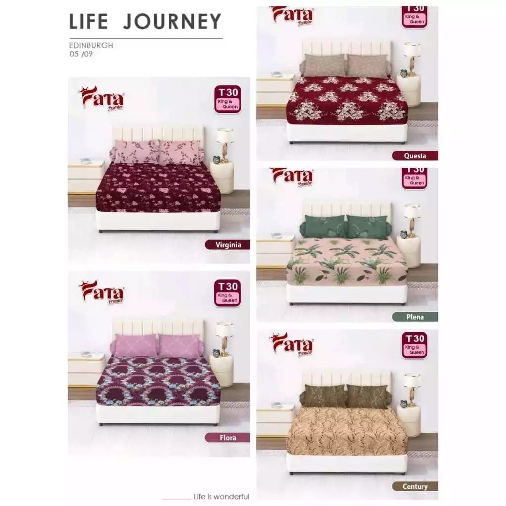 Fata Sprei King Fitted 180x200cm T30CM Microtex Disperse