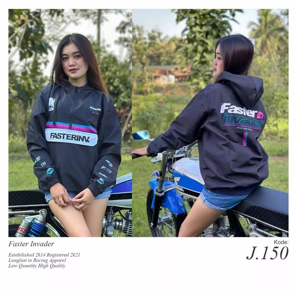 Jaket Anorak Printing Faster invader