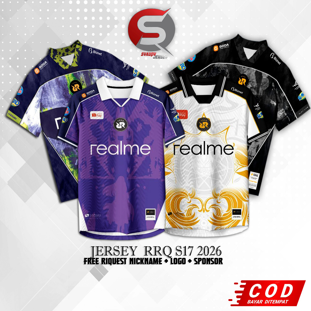 Jersey Kaos Baju RRQ Meister RRQ Frieren 2026 Mpl Id Season 17 Terbaru Free custom nama termurah
