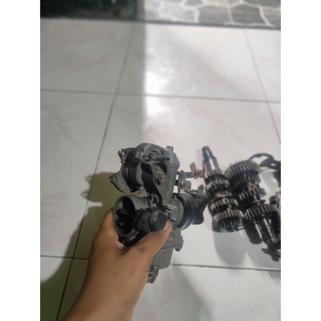 karbuTiger ori copotan dan rasio set gl maxcopotan