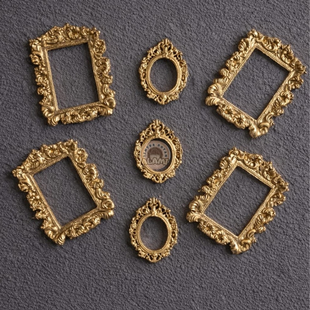 VIORI FRAME / BINGKAI EMAS / BINGKAI GOLD / FRAME MINI / FRAME RESIN / FRAME OVAL / FRAME BULAT / FR