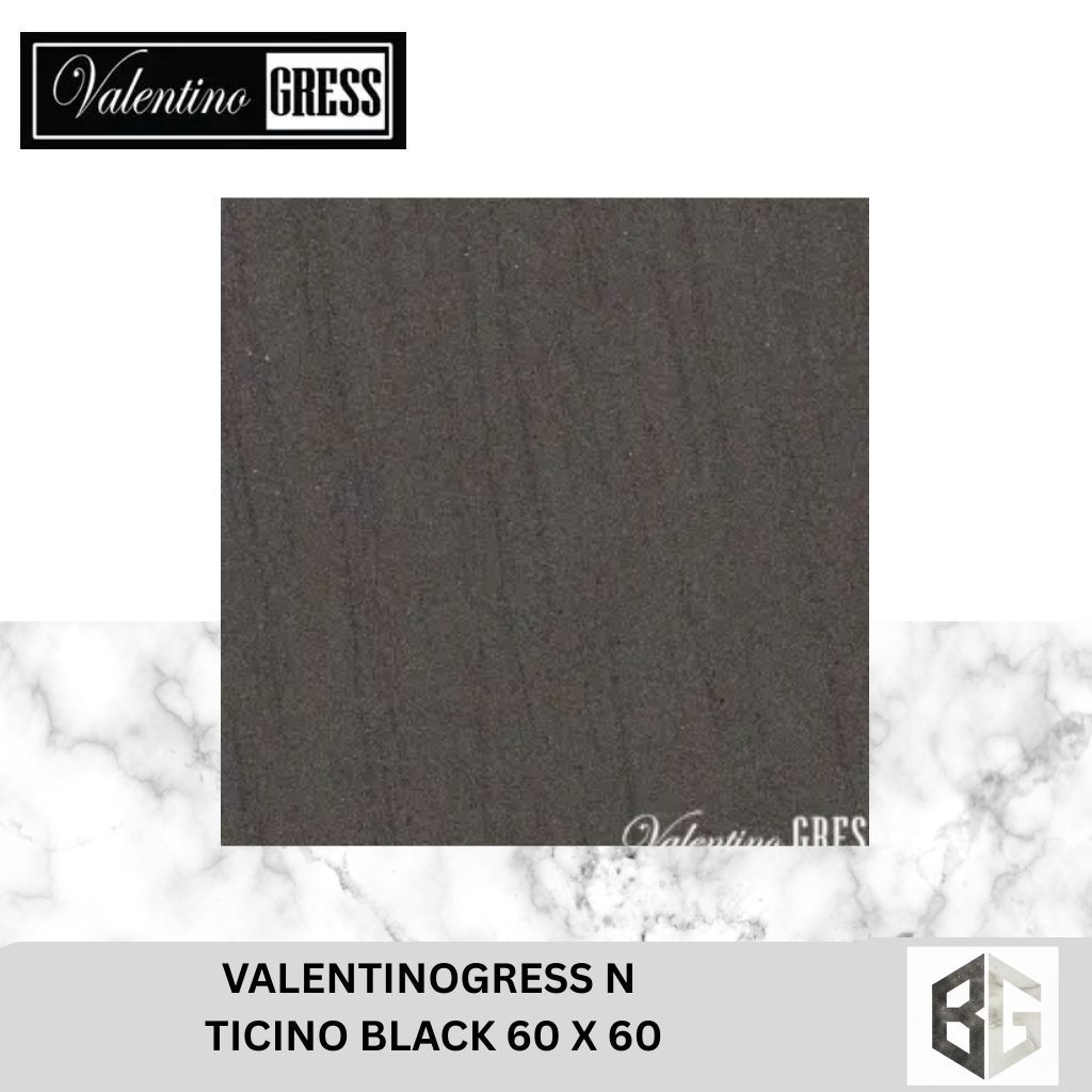Granit Valentino Gress N Ticino Black 60x60 | Granit Lantai 60x60 Black