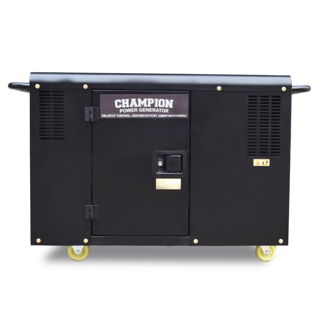 Genset Silent Diesel 15 KVA 3 Phase CEM18000SDV Champion