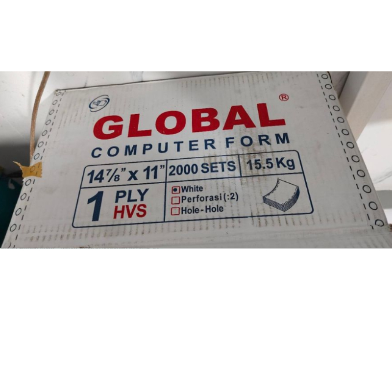 KERTAS B1 GLOBAL 14 7/8" x 11" RANGKAP 1