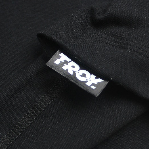 Troy Company Wangky Polo Shirt Full Black Butterfly - Kaos Polo Hitam WKD 2992