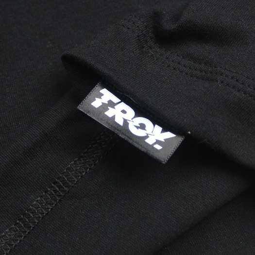 Troy Company Wangky Polo Shirt Full Black Fire Heart - Kaos Polo Hitam WKD 2993