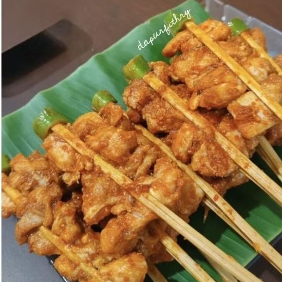 Tusuk Sate Bambu Capit Japit Gapit Ayam Daging Ikan 18cm