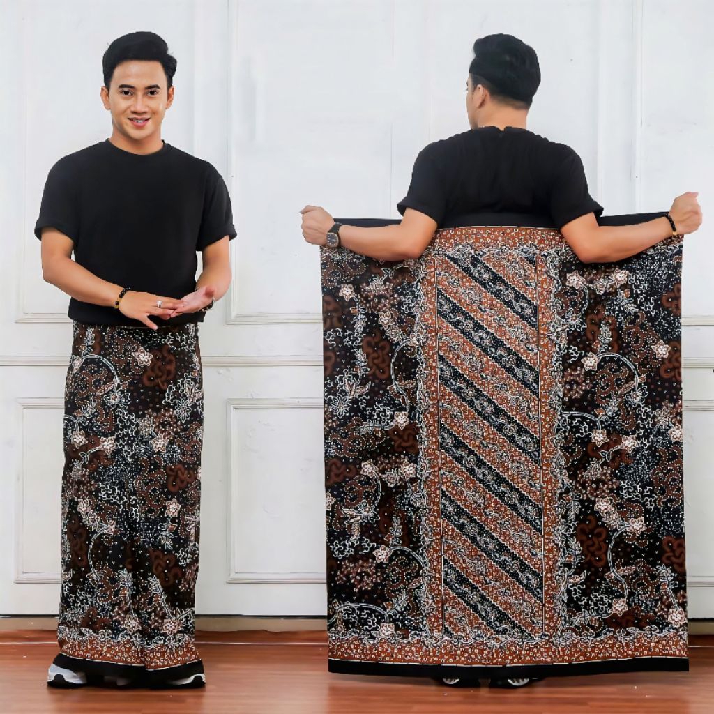 Sarung Batik Pria Dewasa Gus Iqdam Motif Laseman - Desain Elegan, Bahan Adem, Jahitan Rapi