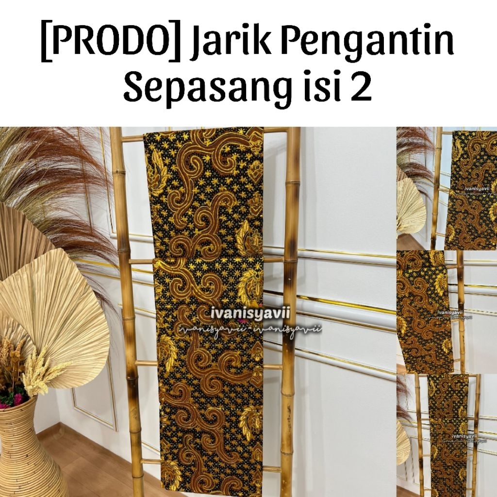 [PRODO] JARIK LEMBARAN • Jarik Pengantin Prodo - Sepasang isi 2 / Couple | ~Jp